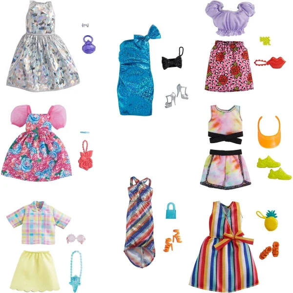 Облека за кукли Barbie Fashion со додатоци — дополнителен приказ 3