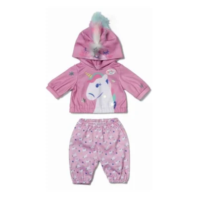 BABY born trenerka so ednorog – Obleka za kukli BABY born trenerka so ednorog 43 sm