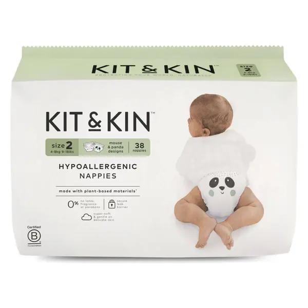 Пелени Kit & Kin за бебиња, големини 1–5 — главен приказ на моделот