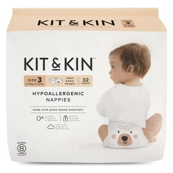 Пелени Kit & Kin за бебиња, големини 1–5 — главен приказ на моделот