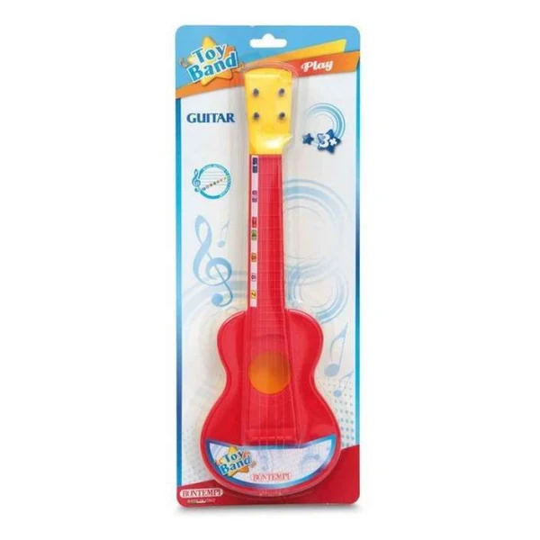 Bontempi gitara 40 cm – Plastichna gitara za deca Bontempi 40 cm so 4 zhici