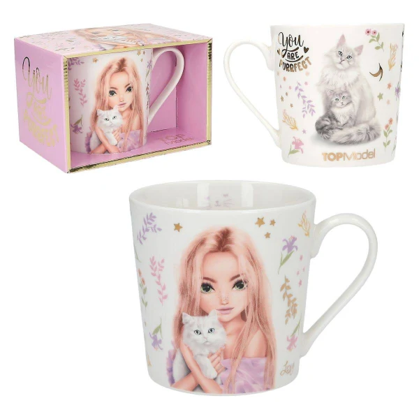 sholja TOPModel Blooming Kitty – Porcelanska sholja TOPModel Blooming Kitty so machka