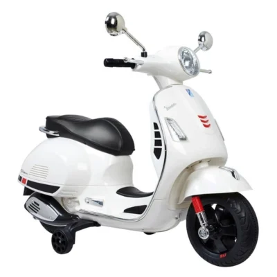 Електрична Vespa Prince Toys 801, 12V 4,5Ah – Бела