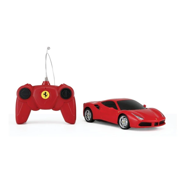 RC автомобил Rastar Ferrari 488 GTB, 1:24, црвен – Црвена
