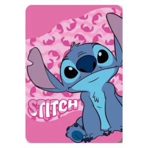 kjebe so Stitch – Rozovo kjebe so Stitch Faro 100x140 sm od poliester