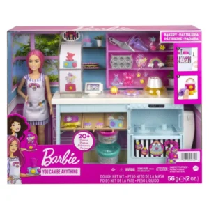 Barbie pekara so kukla – Set Barbie pekara so kukla, rerna i nad 20 dodatoci
