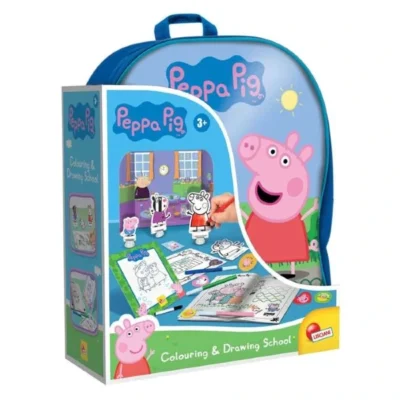 Сет за цртање Peppa Pig Lisciani со ранец