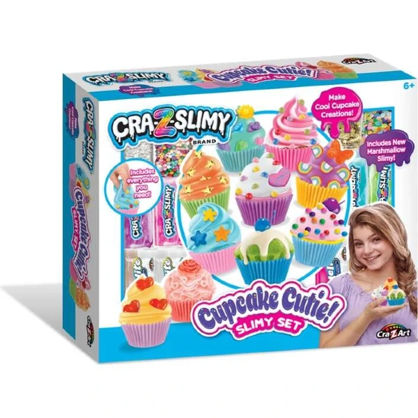 Сет за слајм Cra-Z-Slimy Cupcake Cutie 6+