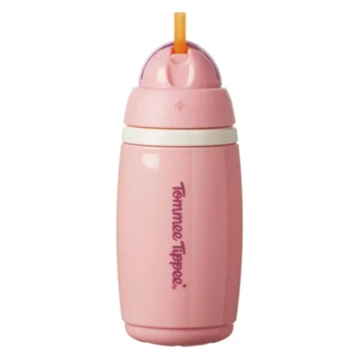 shishe so slamka Active Straw – Rozova