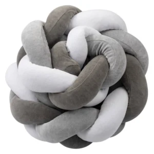 sivo-bela pletenka za krevet – Sivo-bela pletenka za krevet Bubaba by FreeON 235x15 sm