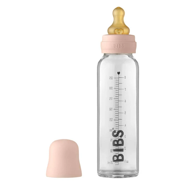stakleno shishe Bibs 225 ml – Rozova