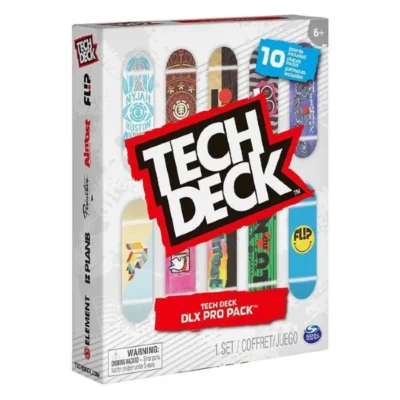 Tech Deck фингерборд 10 парчиња DLX Pro Pack