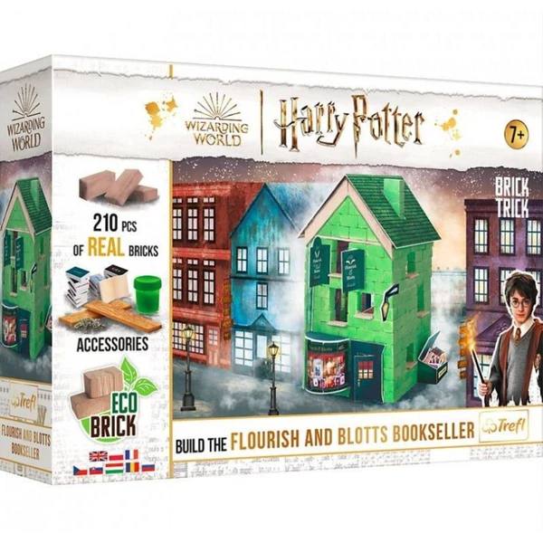 Градежни комплети Trefl Brick Trick Harry Potter – Harry Potter – Flourish and Blotts