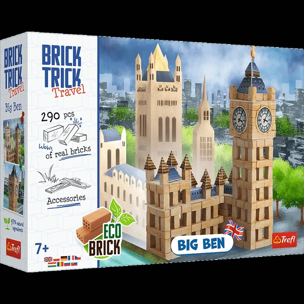 Градежни комплети Trefl Brick Trick Travel – познати градби – Brick Trick – Биг Бен