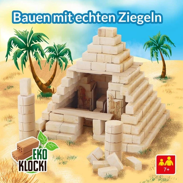 Градежни комплети Trefl Brick Trick Travel – познати градби – Brick Trick – Пирамида