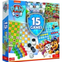 Комплет Trefl со 15 друштвени игри – избор на мотив – 15 игри – Paw Patrol