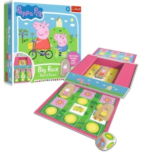 Trefl Peppa Pig Big Race – друштвена игра со трка