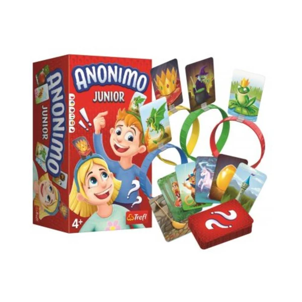 Trefl Anonimo Junior – семејна игра за погодување ликови