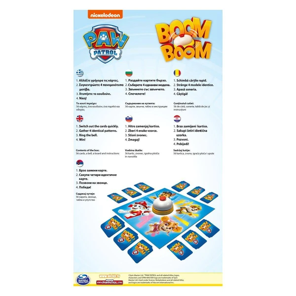 Друштвена игра Trefl Boom Boom со картички и ѕвонче – приказ 4