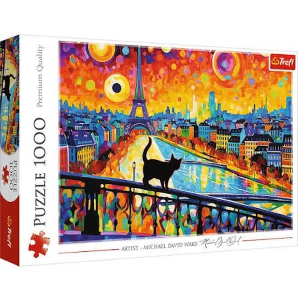 Сложувалки Trefl со 1000 делови – избор на мотив – Маче во Париз