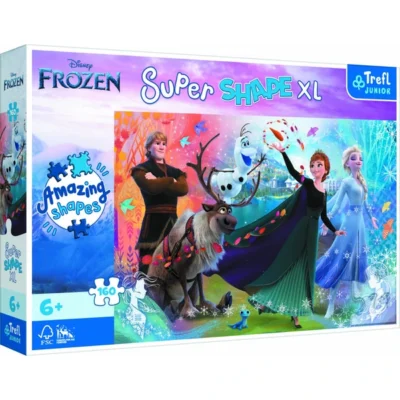 Сложувалки Trefl Super Shape XL со 160 делови – Super Shape XL – истражи го Frozen