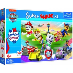 Сложувалки Trefl Super Shape XL со 160 делови – Super Shape XL – Paw Patrol во акција