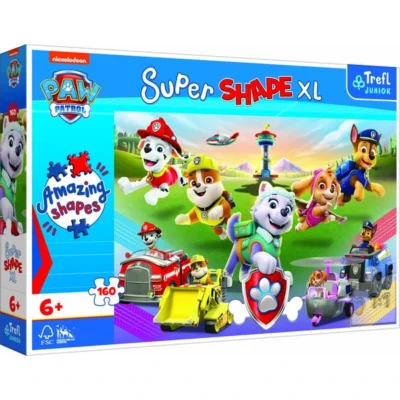 Сложувалки Trefl Super Shape XL со 160 делови – Super Shape XL – Paw Patrol во акција