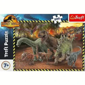 Сложувалки Trefl со 200 делови – избор на мотив – Jurassic World – диносауруси