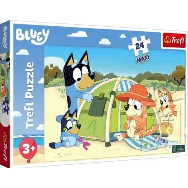 Макси сложувалки Trefl со 24 делови – Maxi – големиот ден на Bluey