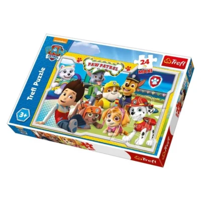 Макси сложувалки Trefl со 24 делови – Maxi – Paw Patrol спасувачка екипа