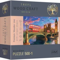 Дрвени сложувалки Trefl Wood Craft Origin, 500+1 – Wood Craft – Биг Бен во Лондон