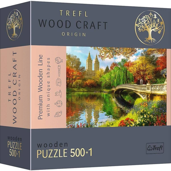 Дрвени сложувалки Trefl Wood Craft Origin, 500+1 – Wood Craft – Сентрал парк во Њујорк