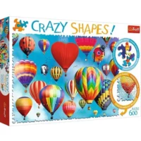 Сложувалка Trefl Crazy Shapes – шарени балони, 600 делови