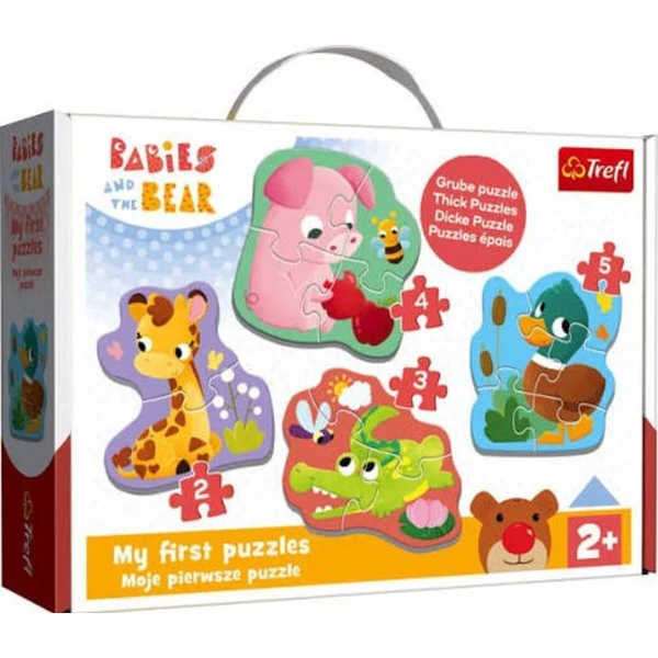 Trefl My First Puzzles – први сложувалки со четири слики – My First – мали животни