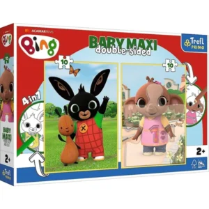 Trefl Bing Baby Maxi – двострани сложувалки 2 × 10 делови