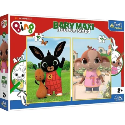 Trefl Bing Baby Maxi – двострани сложувалки 2 × 10 делови