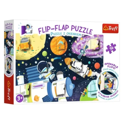 Сложувалка Trefl Flip-Flap Космос, 36 делови