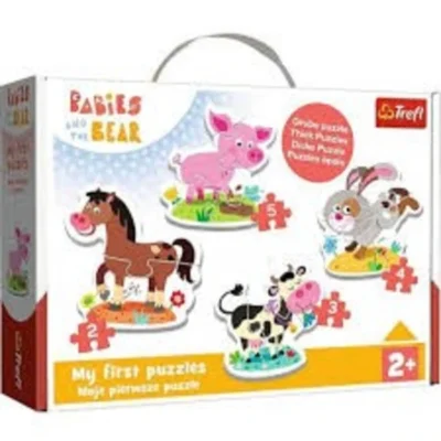 Trefl My First Puzzles – први сложувалки со четири слики – My First – на фарма