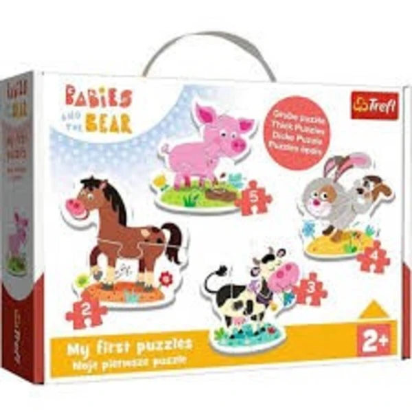 Trefl My First Puzzles – први сложувалки со четири слики – My First – на фарма