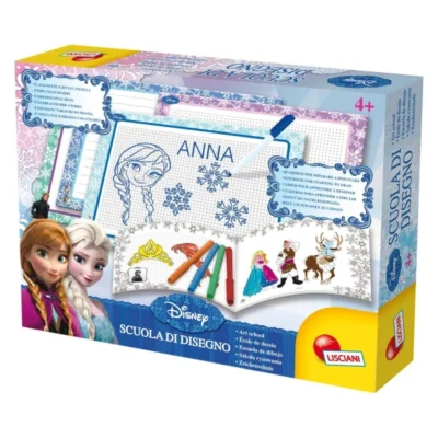 uchilishte za crtanje Frozen – Uchilishte za crtanje Lisciani Frozen so tabli i flomasteri