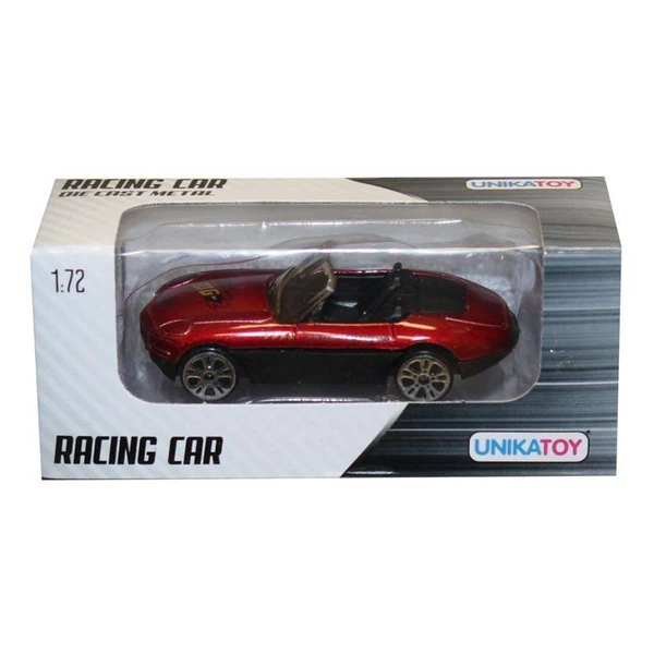 Мини автомобили Unikatoy Racing Car, 1:72, модел 25019 – Бордо кабриолет