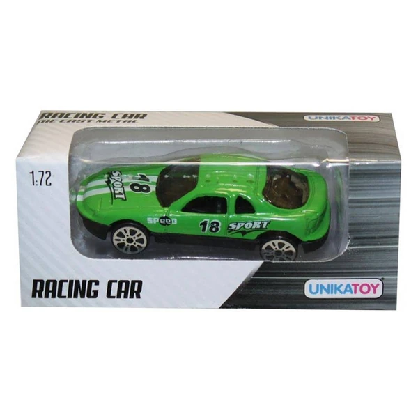 Мини автомобили Unikatoy Racing Car, 1:72, модел 25019 – Зелено купе бр. 18