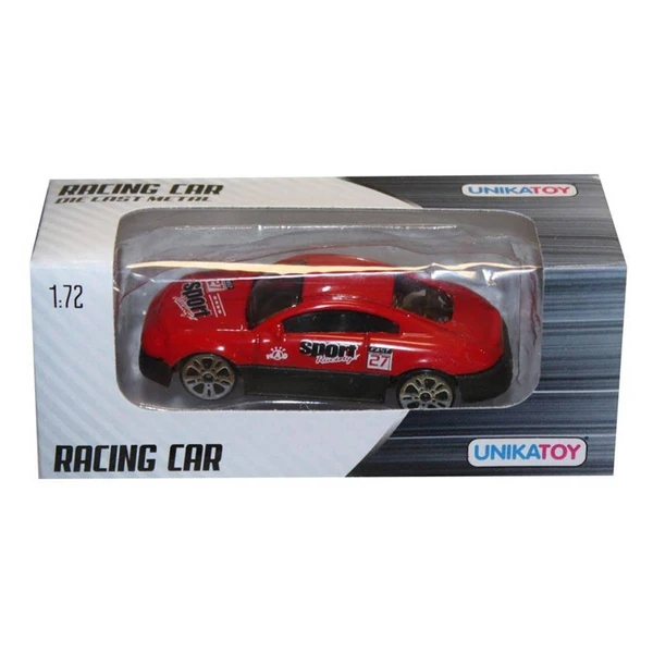 Мини автомобили Unikatoy Racing Car, 1:72, модел 25019 – Црвено тркачко купе