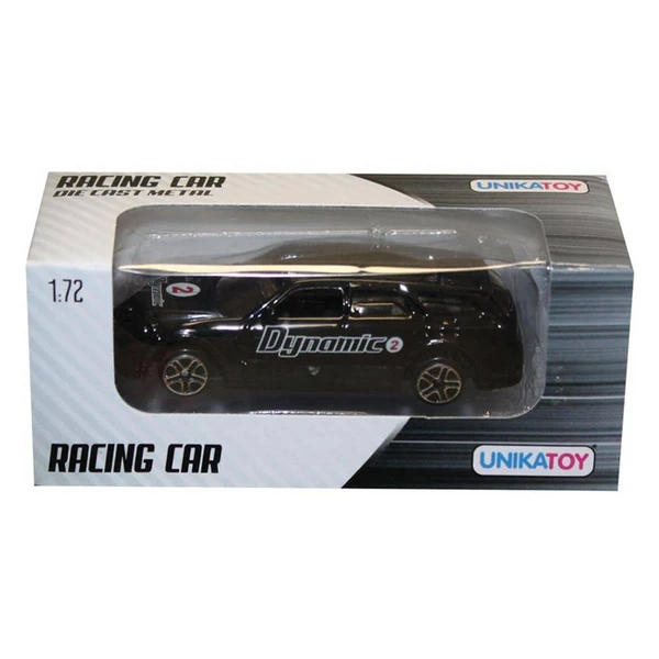 Мини автомобили Unikatoy Racing Car, 1:72, модел 25019 – Црно тркачко купе